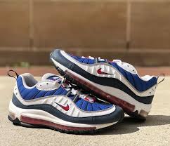 Now Available In Store And Online Nike Air Max 98 Gundam Pre Owned Excellent Size 8 For 260 Lmtdsupply Gundam 260 Air Nike Air Max Nike Air Air Max