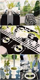 A black and white party theme is a fabulous idea for any party. My Black And White Striped Wedding White Stripes Wedding Wedding Table Linens Striped Wedding