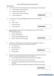 We did not find results for: Bahan Kimia Dalam Industri Interactive Worksheet