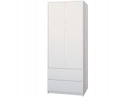 Pour vous aider dans votre organisation, nous proposons un large choix. Bristol Armoire Chambre Bureau 63x55x180 Cm Penderie Multifonction 2 Portes 2 Tiroirs Mobilier Dressing Tendance Blanc Vente De Hucoco Conforama