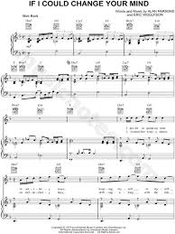 Find sheet reviews based on extensive testing at sleepfoundation.org. The Alan Parsons Project If I Could Change Your Mind Sheet Music In D Minor Download Print Sku Mn0113530