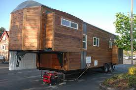 Tiny House With Slide Outs Built On A Gooseneck Trailer Tiny House Trailer Small House Trailer Tiny House