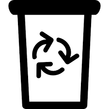 Download Garbage Can With Recycling Symbol Free Tools And Utensils Icons