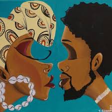 Black Art In America Llc Black Art African American Art Infatuation 10x10 By Artbytiffani African American Art Black Art Soulful Art