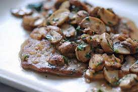 Veal Cutlets With Mushrooms And White Wine Veal Recipes Veal Cutlet Recipes Veal Cutlet