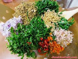 Nasi Ulam Nyonya Nyonya Herbs Rice Recipe For House Warming Gathering Herb Rice Recipe Nyonya Food Nasi Kerabu