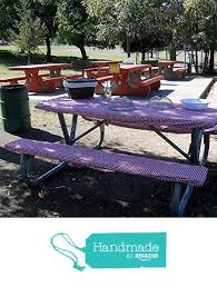 Custom Stay Put Fitted Tablecloth Table Cover For A Picnic Rv Or Camping Table 3 Piece Table And 2 Bench Set Red White C Camping Table Picnic Table Picnic