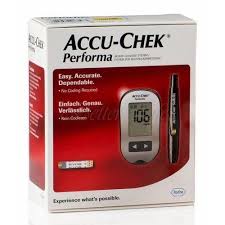 medical diabetes care accuchek performa blood glucose