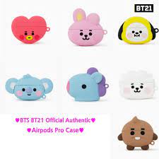 Capa Para Airpods Bts Bt21 Oficial Com Rosto Autentica Pronta Entrega Shopee Brasil