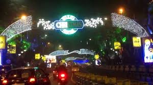 Christmas And New Year Celebration In Park Street Kolkata India During C New Year Celebration Christmas And New Year Kolkata