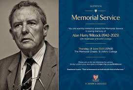In Loving Memory of Alan 'Takkie' Wilcock The Johannian community is warmly  invited to attend a Memorial Service in honour of Alan 'Takkie' Wilcock,  the 13th Headmaster of St John's College. The… |