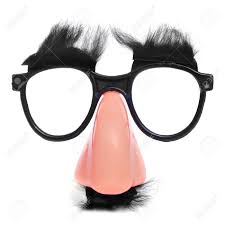 A wide selection of fake mustache styles and muttonchops or elvis fake sideburns. Closeup Of A Fake Nose And Glasses With Mustache And Furry Eyebrows Stock Photo Picture And Royalty Free Image Image 17552996