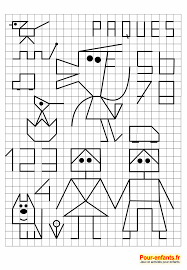 Paques Coloriage Sur Quadrillage Feuilles Quadrillees Et Dessins A Imprimer Charades Jeux Blagues Devi Coloriage Coloriage Paw Patrol Dessin Quadrillage