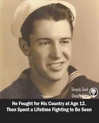 He was 12. He couldn't vote. Couldn't drive. But he could fight—and he did.  Calvin Graham started shaving at 11—not because he needed to, but to look  older. He practiced standing tall