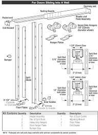 Sliding Door Hardware 9630 Hager