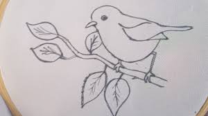Embroidery dress embroidery thread beaded embroidery machine embroidery designs embroidery patterns all of our machine embroidery designs will come in any or all of the following hoop sizes: Hand Embroidery Design Of A Bird Using Very Easy Stitches L Beautiful Bird Hand Embroidery Tutorial Youtube