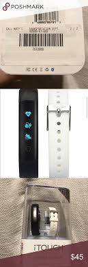 I Touch Slim Fitness Tracker Fitness Tracker White Band Slim