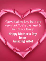 Today is a very special occasion and it even seems that nature knows it because the sun is shining and birds are singing beautiful songs and because today is mother's day and as you are a wonderful mother and an excellent wife, i. Happy Mother S Day Wishes For Wife Birthday Wishes And Messages By Davia