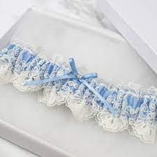 Garter belts or garters are an elegant and chic way to accent your waist, and all our belts sculpt and flatter the body whilst each design fits uniquely within the style of its collection. Embroidered Tulle Lace Bridal Garter Something Blue By Mabelicious Bridal Notonthehighstreet Com