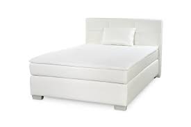 Boxspringbett schlafzimmerbett monza kunstleder real. Boxspringbett 140 X 200 Cm Evita H2 Weiss Mega Mobel