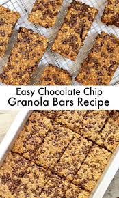 Chocolate Chip Granola Bars Granola Recipe Bars Chocolate Chip Granola Bars Chocolate Chip Granola Bar Recipe