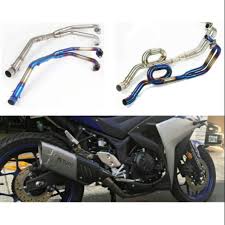 Yamaha motorbike price and their scooter prices are available here. Motorcycle Full Exhaust System Header Front Pipe For Yamaha Yzf R3 R25 Shopee Malaysia