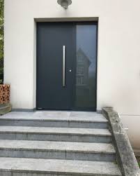 Porte d entrée hormann prix. Porte D Entree Hormann Gamme Aluminium Et Acier Preciselec 78 Et 92