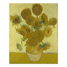 Located in bubble number one you can see how the second piece has more petal bulk. Vincent Van Gogh Fifteen Sunflower Vase Galleryhd Poster Decor Diy Cyo Customize Hom Van Gogh Flower Paintings Van Gogh Sunflowers Vincent Van Gogh Paintings