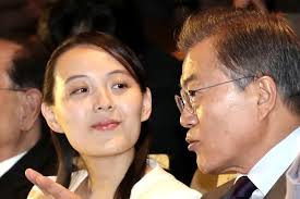 김정은 북한의 국방 위원장 직을 수행하고 있다. Analysis Why Kim Jong Un S Sister Broke North Korea S Silence With The U S Caixin Global