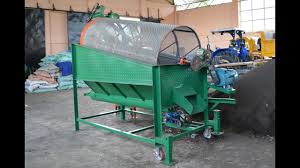 Diy trommel rotary screen separator remove rocks from soil by miran. Oscillating Cylinder Rotary Screen Sifter With Screw Conveyor 3hp Youtube
