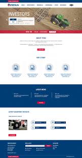 Client Name Titan International Inc Industry Manufacturing Site Type Ir Design Type Full Design To Match Corporate Designed Titans All News International