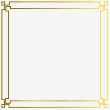 Gold Simple Border Frame Vector Gold Border Picture Png And Vector With Transparent Background For Free Download Frame Border Design Simple Borders Frame