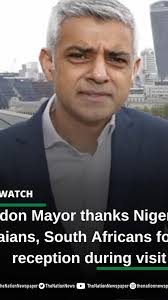 The Mayor of London, Sadiq Khan has arrived in Nigeria as part of his  ongoing trade mission to Africa. Full story in the link in bio.