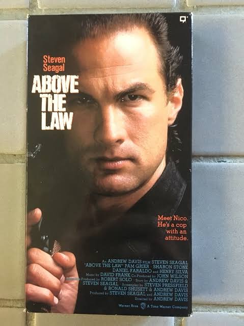Above The Law (1988) VHS Steven Seagal Pam Grier Sharon Stone Andrew Davis