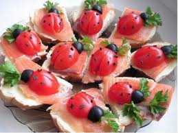 Toasts Au Saumon Et Aux Coccinelles Recettes De Cuisine Recette Culinaire