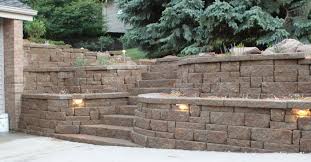 Retaining Wall Ideas Allan Block And Fizzano Block Shows Off Landscape Ideas W Landscaping Retaining Walls Natural Stone Retaining Wall Garden Retaining Wall