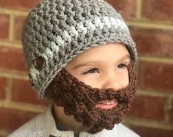 Baby Beard Hat For Infant 0 3 Months Woodsman Beanie Baby Etsy