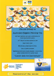 Australia's biggest morning tea month is may. Australia S Biggest Morning Tea At Swan Yacht Club Swan Yacht Club