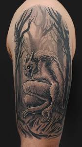 Werewolf tattoos is just a free sample of werewolf tattoos image to build your imagination and creativity to create a great uncategorized, if you like with this werewolf tattoos image. Tattoos Daniel Chashoudian Werewolf Tattoo Animal Tattoos Wolf Tattoo Meaning