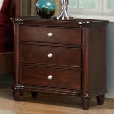 Thanks to the multiple color options, you're sure to find a color that goes great in your home! Picket House Furnishings Hamilton 3 Drawer Nightstand Warm Brown Cherry Walmart Com Walmart Com