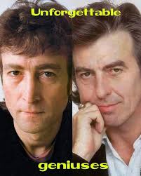 John Lennon and George Harrison ❤️❤️