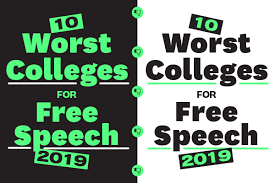 A helpful alphabetical directory of south carolina colleges and universities. Fire Names 2019 S Worst Colleges For Free Speech Fire