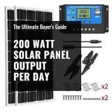 200W Solar Panel Output Per Day - ShopSolar.com