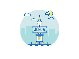 Tugu jogja png hd : Tugu Jogja Lukisan Cat Air Gambar Dunia