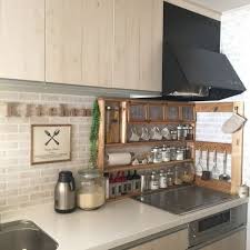 キッチン 私の場所 手作り セリア diy などのインテリア実例 2016 11 09 09 05 47 roomclip ルームクリップ キッチンの装飾 リメイクシート キッチン ヴィンテージキッチン