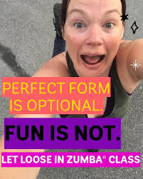 Sweating it out in Richard's Zumba class