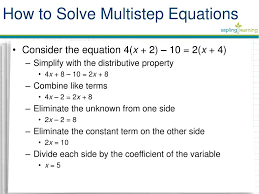 Now they're ready to draw their magic boxes underneath the two sides of the equation. Multi Step Equations How To Identify Multistep Equations Combining Terms How To Solve Multistep Equations Consecutive Integers Ppt Download