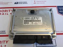 Audi A6 Allroad Quattro 2 7l Turbo Ecm Ecu 4z7 907 551 R Engine Control Unit Bosch Used Car Parts Bosch Postal Service