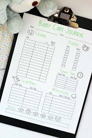 Maybe you would like to learn more about one of these? Free Printable Baby Care Log Sunny Day Family