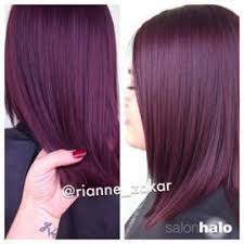 The plum hair color sits somewhere between eggplant and burgundy hair, as it is a natural blend of red and purple tones that is dark but not too dark, and flatters almost everyone. 28 Ideas For Hair Burgundy Plum Colour Hair Color Plum Hair Styles Plum Hair